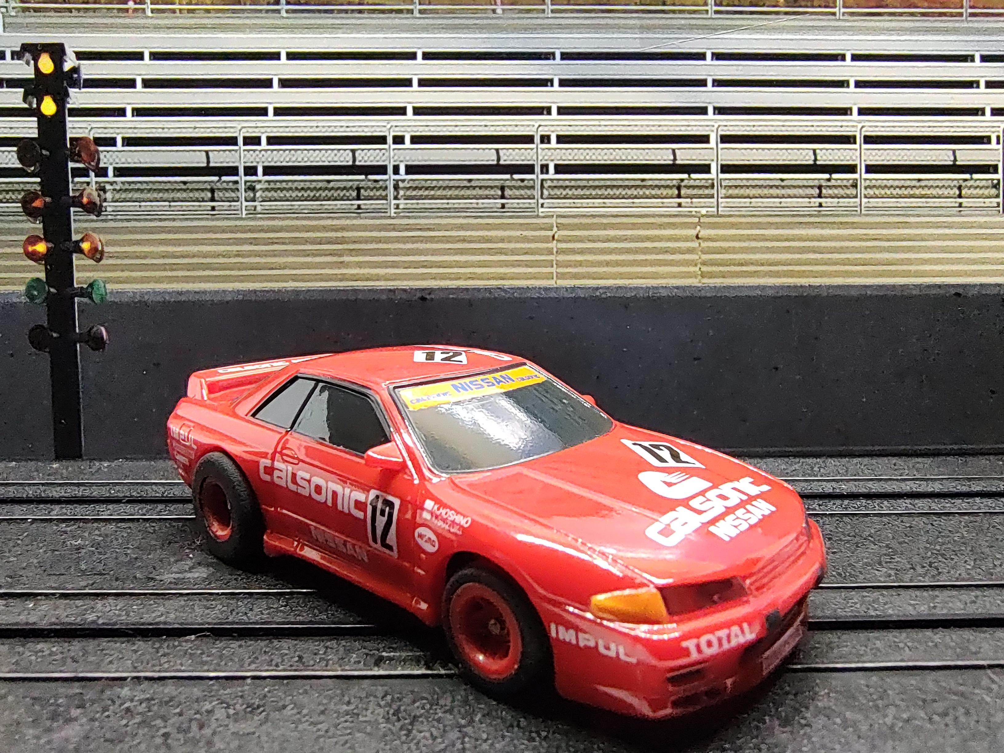 Tomy Turbo 12 Calsonic Skyline GT R HO Slot Car CHOICE LOT RED Or 