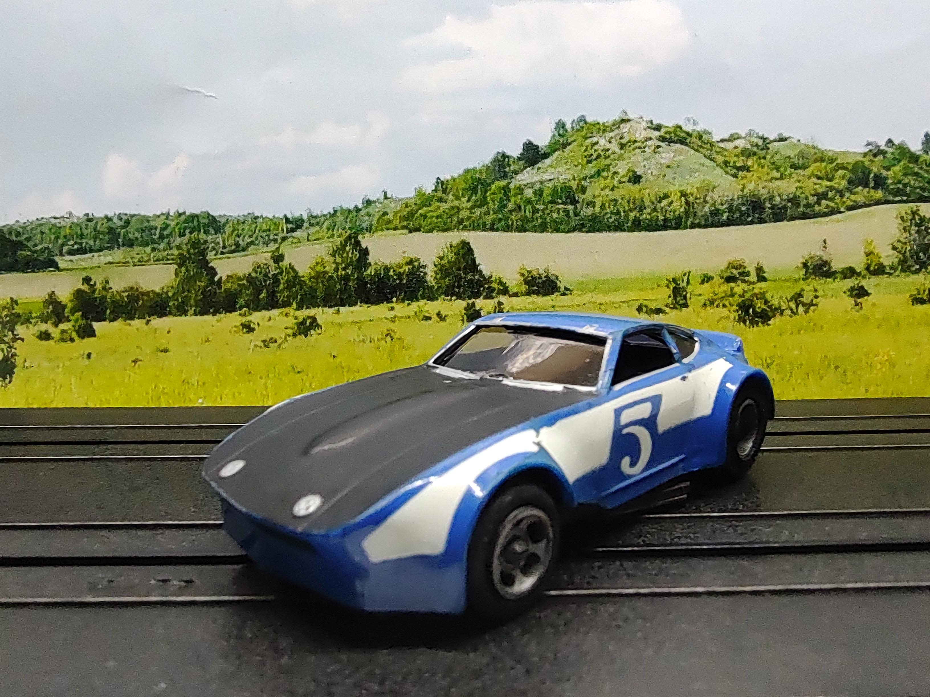 Cox Revised Chassis 5 Datsun HO Slot Car. (VIDEO) HTF CTW Auctions