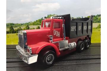 Tyco US 1 DOH Peterbilt Dump Truck HO Slot Car (VIDEO)