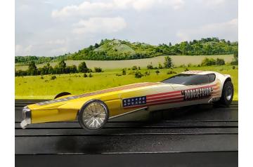 AFX "Dodge Fever" Dragster Non-Magnatraction HO Slot Car. (Video)