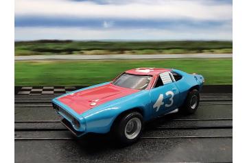 AFX #43 Plymouth Road Runner Magna-Sonic HO Slot Car. RED EYE (VIDEO)