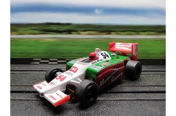 AFX Tomy #54 Manicotti Racing Indy F1 Turbo Ho Slot Car (VIDEO)