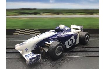 Tyco Allianz-HP-RBS BMW F1 440X2 HO Slot Car. HTF (VIDEO)
