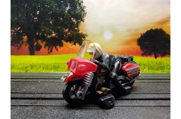 Tyco Red with Black Rider Harley Davidson MC HO Slot Car (Video)