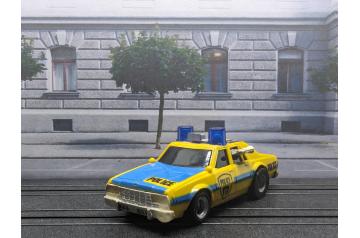 AFX Lighted HY-71 Chevy Police Pursuit Magnatration HO Slot Car