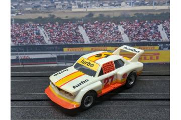 AFX #27 Turbo BMW 320i Lighted Magnatraction HO Slot Car