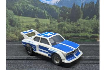 AFX #3 Turbo BMW 320i Lighted Magnatraction HO Slot Car