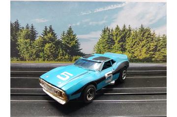 AFX #5 Blue Javelin Magna-Sonic HO Slot Car