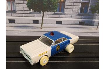 Johnny Lightning IWheels '60's Police Thunderjet 500 HO Slot Car