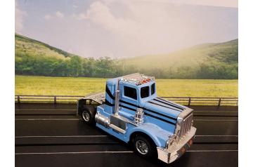 Tyco LT BLU- BLK Peterbilt Cab Lighted HP2 HO Slot Car