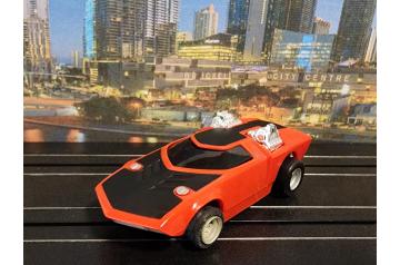 AFX HTF Red Too Much Magnatraction HO Slot Car.