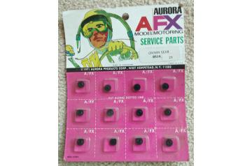 Aurora AFX Card of NOS Crown Gears Item #8514-25