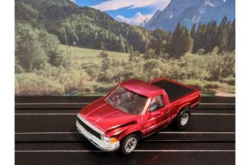 AFX Speed Shifter with NOS JL Red Chrome Datsun Pick-Up Body HO Slot Car