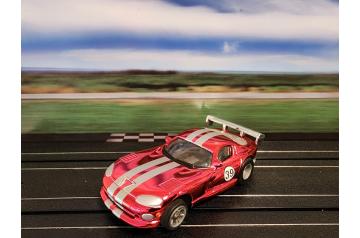 AFX Speed Shifter with NOS JL #39 Red Chrome Dodge Viper Body HO Slot Car
