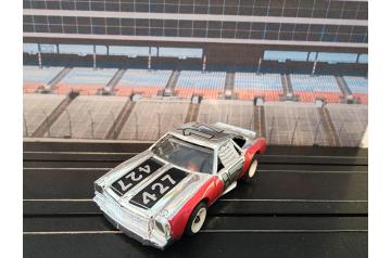AFX Super Magna-Traction with NOS Chrome JL #17 Chevelle Body HO Slot Car