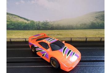 Tyco Cosmic Flyer Ferrari F-40 440x2 HO Slot Car.