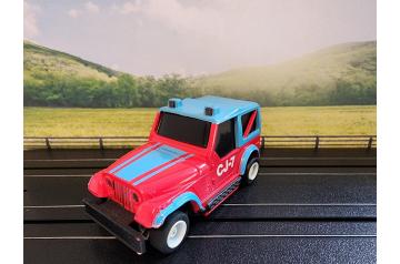 Tyco CJ-7 Jeep Lighted HP2 Curve Hugger HO Slot Car.