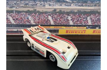 AFX White #6 L&M Porsche 510K Can Am Magnatraction HO Slot Car